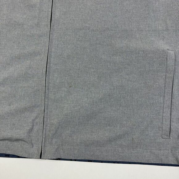 Travis Mathew Reversible Jacket Mens Gray Blue Long Sleeve Golf Windbreaker‎ 2XL - Picture 10 of 12